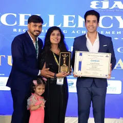 A proud moment for us at Givan Academy, receiving an excellence award from actor Tusshar Kapoor. This recognition is a testament to our entire team's hard work and our shared mission to provide the best education for our students.