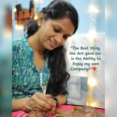My art has given me the ability to enjoy my own company. The focus and dedication required for mehndi is a form of meditation for me.