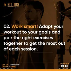 Working hard is important, but working smart is what gets you results faster. We help you adapt your workout to your goals, pairing the right exercises together to maximize the benefit of every single session.
