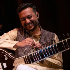 The joy of seeing an audience appreciate a new composition is immense. This photo was taken during a concert with The Anirudh Varma Collective, just after we performed a piece created only a day before.