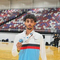 Mohit Singh with his Silver Medal from the 2024 WT President’s Cup in Oceania. His consistency at international events is remarkable.