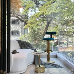The final result of careful planning and execution is a beautifully curated space. This display in my Bengaluru studio showcases how different bespoke pieces come together to create a luxurious and cohesive environment.