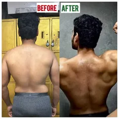 In 180 days, we completely rebuilt his back. This chiseled result comes from dedicated training focused on improving posture, symmetry, and muscle definition. No shortcuts, just six months of consistent hard work.