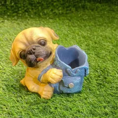 This pug penholder is another charming option for dog lovers to keep their pens and pencils organized.