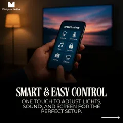 I integrate smart home systems that give you easy, one-touch control over everything in your theater. Adjust the lights, sound, and screen settings from a single app on your phone or a dedicated remote.