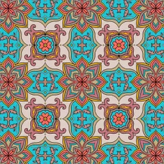 A muted, pastel version of the same pattern, showing how a change in color palette can alter the mood from vibrant to serene.