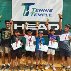 Nothing makes us prouder than seeing our young players shine. Here are the champions from our UTR Australian Open series tournament, holding their well-earned trophies and certificates.
