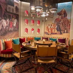 The right ambiance is everything. This stunning, regal setting at Loya, Taj Palace, is a perfect example of the luxurious and immersive environments I curate for dining experiences and brand events.