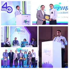 Educating my peers is a responsibility I take seriously. In this collage, you can see me presenting at the Derma Academy national conference on the topic of ethical, evidence-based practices in trichology and hair restoration, ensuring patients receive honest and effective advice.