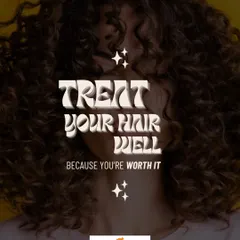 Treat your hair well, because you're worth it. Healthy hair is the ultimate crown you never take off, so investing in its care is a form of self-love.