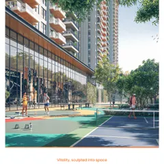 Vitality is sculpted into the landscape at Kutumb, with landscaped fitness courts and sun-drenched activity zones. We designed these spaces to create a holistic environment for body and balance, encouraging an active and healthy lifestyle within the community.