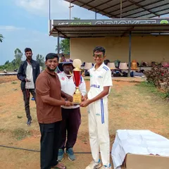 One of our U-15 champions holding the main trophy after a hard-fought win in the Eventistic Ventures Cup.
