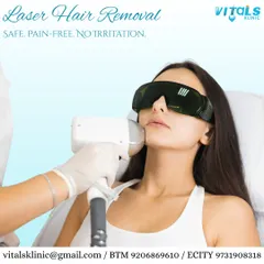 Even if you have sensitive skin, you can benefit from laser hair removal. This image shows a treatment in progress, highlighting our safe, irritation-free procedure that is suitable for all skin types.