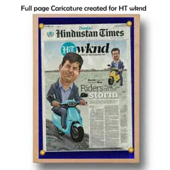 A full-page caricature I created for the Hindustan Times Weekend supplement (HT Wknd). My illustrations have often been the centerpiece of special features.