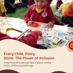 Every child, every shine. This image of a child engaged in a card game embodies our inclusive approach, where learning is adapted to fit every little star, especially during our fun-filled camps.