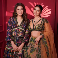 Posing with the elegant Tanishaa Mukerji. It's always a pleasure to style someone who carries every look with such confidence.