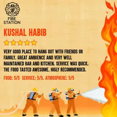 "Awesome" food and a "highly recommended" experience from Kushal Habib. My team and I are proud to deliver top-notch service.