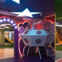 3, 2, 1, blast off. Our life-sized spaceship at the entrance teleports kids into a world of intergalactic adventure, sparking their curiosity about the cosmos.