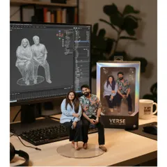 We don't just follow wedding trends, we follow social media trends too. Here's our take on the 3D figure trend, showing the process from digital model to physical collectible.