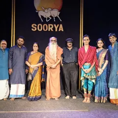 With my Guru and other esteemed artists at the Soorya Festival. Being part of such gatherings is a reminder of the rich community and tradition I am fortunate to belong to.