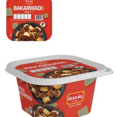Straight from Pune, this is the famous Chitale Bandhu Bhakarwadi. It's a spicy, tangy, and sweet pinwheel-shaped snack that is a classic Maharashtrian favourite.