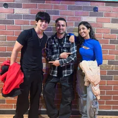 It was an incredible experience learning from the amazing Aadil Khan and Krutika Solanki. Posing here with both of them after a fantastic workshop.