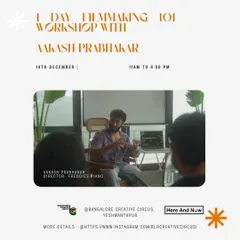 Announcing the third edition of our popular one-day Filmmaking Workshop. This session is perfect for beginners who want to explore visual storytelling with hands-on, practical exercises.