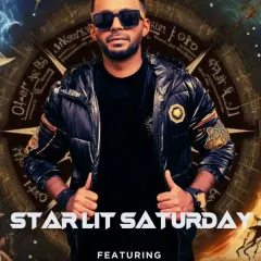 The flyer for "Starlit Saturday" at Indigo XP, where I played the best of Bollywood and commercial dance anthems.