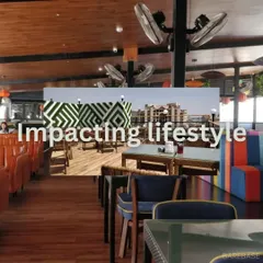 A collage that captures the lifestyle we help create in commercial spaces, blending indoor comfort with outdoor vibes.