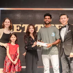 It was an honor to be on the judging panel for the 'Tie-Breaker' dance event at the Courtyard by Marriott Mumbai Annual Awards. This photo captures us alongside the General Manager, showing our experience in professional, high-stakes corporate event judging.
