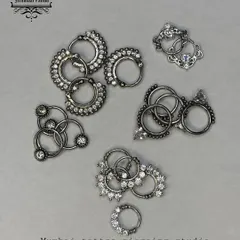 A look at our new collection of septum jewelry. We have a variety of rings and clickers to suit your style, from simple to ornate.