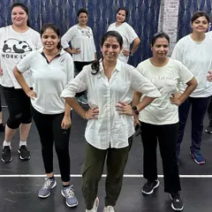 A glimpse of our Independence Day celebration at the studio. Posing together after a powerful session.