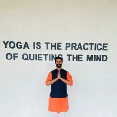 "Yoga is the practice of quieting the mind." This is the ultimate goal of every asana, every breath. Here I am at one of our centers, a space designed for peace and introspection.
