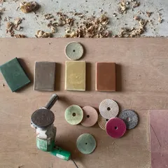 For another project, we explored a vibrant palette of colored concrete samples. This hands-on process of creating and testing materials allows us to show clients exactly how color and texture will manifest in their space, ensuring the final result is true to the vision.
