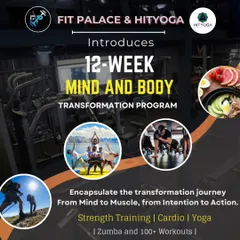 My 12-Week Mind and Body Transformation Program is a complete journey from intention to action. In partnership with Fit Palace, we combine strength training, cardio, yoga, and more than 100 other workouts to reshape your fitness.
