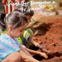 Gardening is a wonderful activity for children to develop focus and imagination. These kids are completely absorbed in planting, learning valuable lessons about patience and nurturing life.