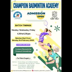Announcing new batches at our Byculla center. Admissions are now open for kids aged 6 and above, with training sessions starting from February 3rd.