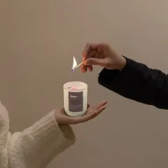 Sharing a light. Our candles are made for creating special moments together.