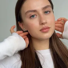 Before the lash lamination. This procedure is wonderful for lifting downward-growing lashes, especially in the outer corners, to create a brighter, more awake look.