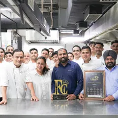 Our kitchen team celebrating the Best Luxury Caterer award. This award belongs to every single member of our team and to our wonderful clients for their continued loyalty.