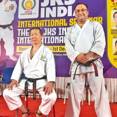 It is an honor to learn directly from a true legend, Shuseki Shihan Masao Kagawa. His teachings form the backbone of the authentic Shotokan karate I teach at my academy.