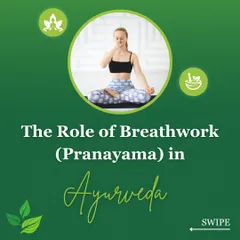 Breathwork, or 'Pranayama', plays a central role in Ayurveda. I teach my patients how to use their breath as a powerful tool for healing, reducing stress, and bringing balance to the mind and body.