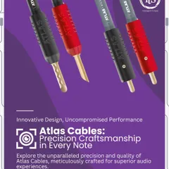 For an uncompromised audio experience, the signal path is critical. We provide Atlas Cables, which are meticulously designed and handcrafted in Scotland to ensure precision craftsmanship and superior performance in every note.