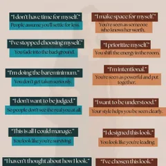 Your look is a language. This chart breaks down the subconscious messages your style sends, contrasting a look of survival with one of leadership. Which side do you want to be on?