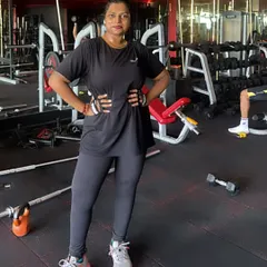 That feeling after a great workout is unbeatable. Here I am after a session focused on strength and endurance, ready to help you create a personalized plan that gets you to your goals.