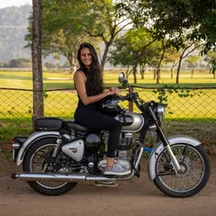 Finding balance on two wheels and on the mat. My journey as a biker and a yogi are two sides of the same coin, reminding me to embrace life's twists and turns with both thrill and grace.