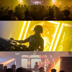 Opening for Parra for Cuva was a career highlight. This collage shows the incredible atmosphere at the gig, with a packed floor and amazing visuals. It's moments like these, sharing the stage with my heroes, that fuel my passion.