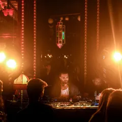 A wide shot from my set at Game Palacio. Even from a distance, you can feel the energy of a crowd that's fully engaged with the music.