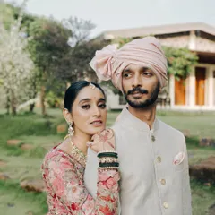 A portrait that feels both regal and relaxed. The bride leans on her groom with a gentle confidence, showcasing a partnership of equals. I aim to capture this blend of strength and tenderness in my couple portraits.