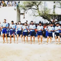 An old photograph of our senior team, our gurus and godfathers, who laid the foundation for Kabaddi in our area.